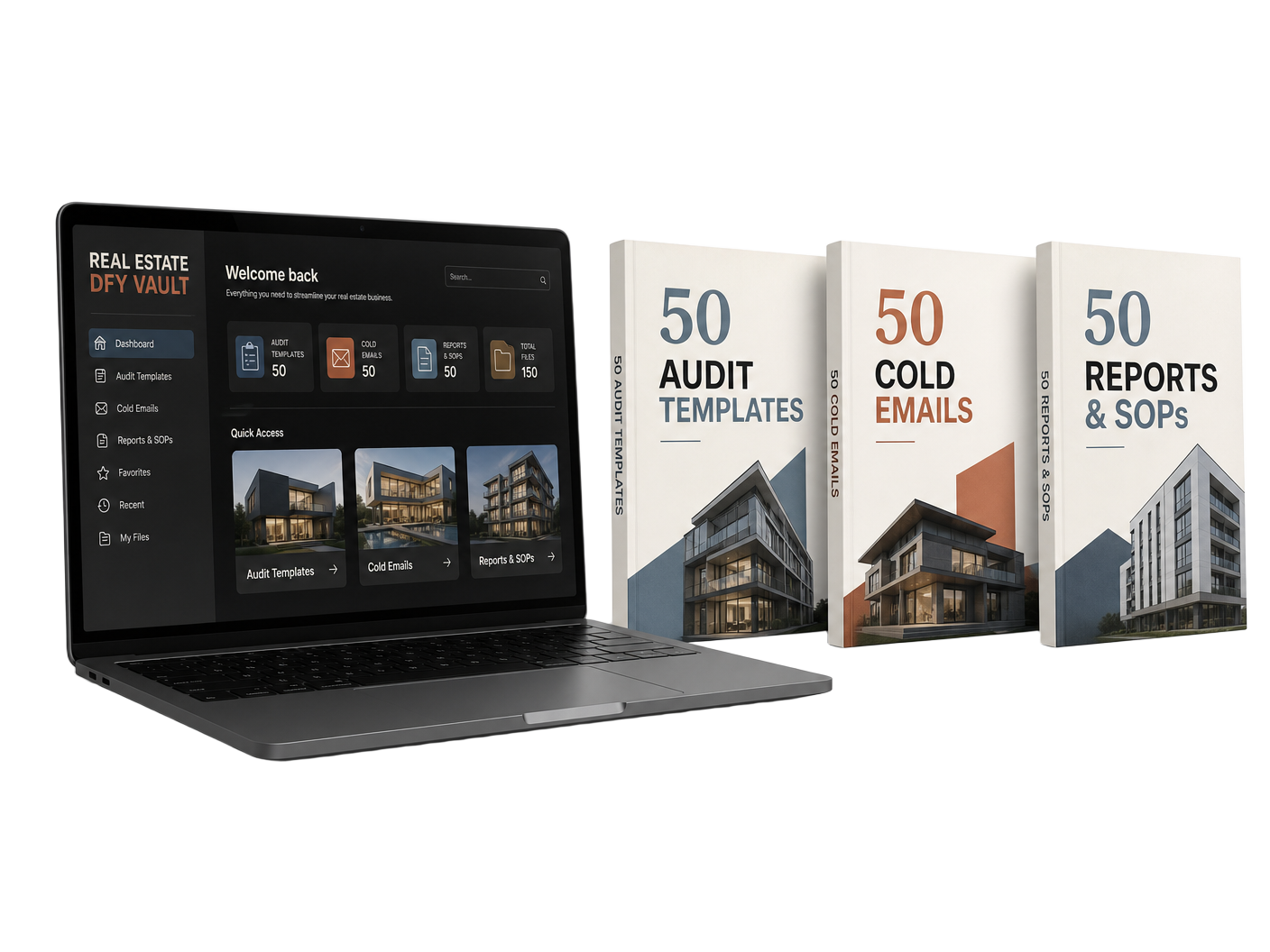 Real Estate DFY Vault mockup